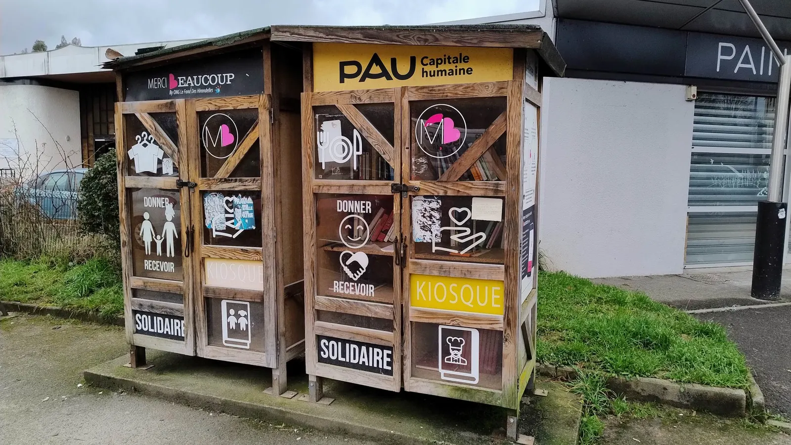 L'avenue Trespoey et ses villas, à l'est de Pau